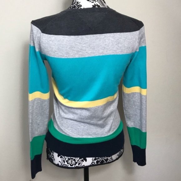 💖MEGA SALE💖Tommy Hilfiger Woman’s Long Sleeve Sweater Blue ALSU00253 - Picture 3 of 7